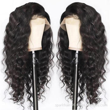 Hd 13X6 Lace Frontal Wigs Brazilian Virgin Human Hair Wigs Vendor Cheap Wholesale Women Front Lace Human Hair Wig